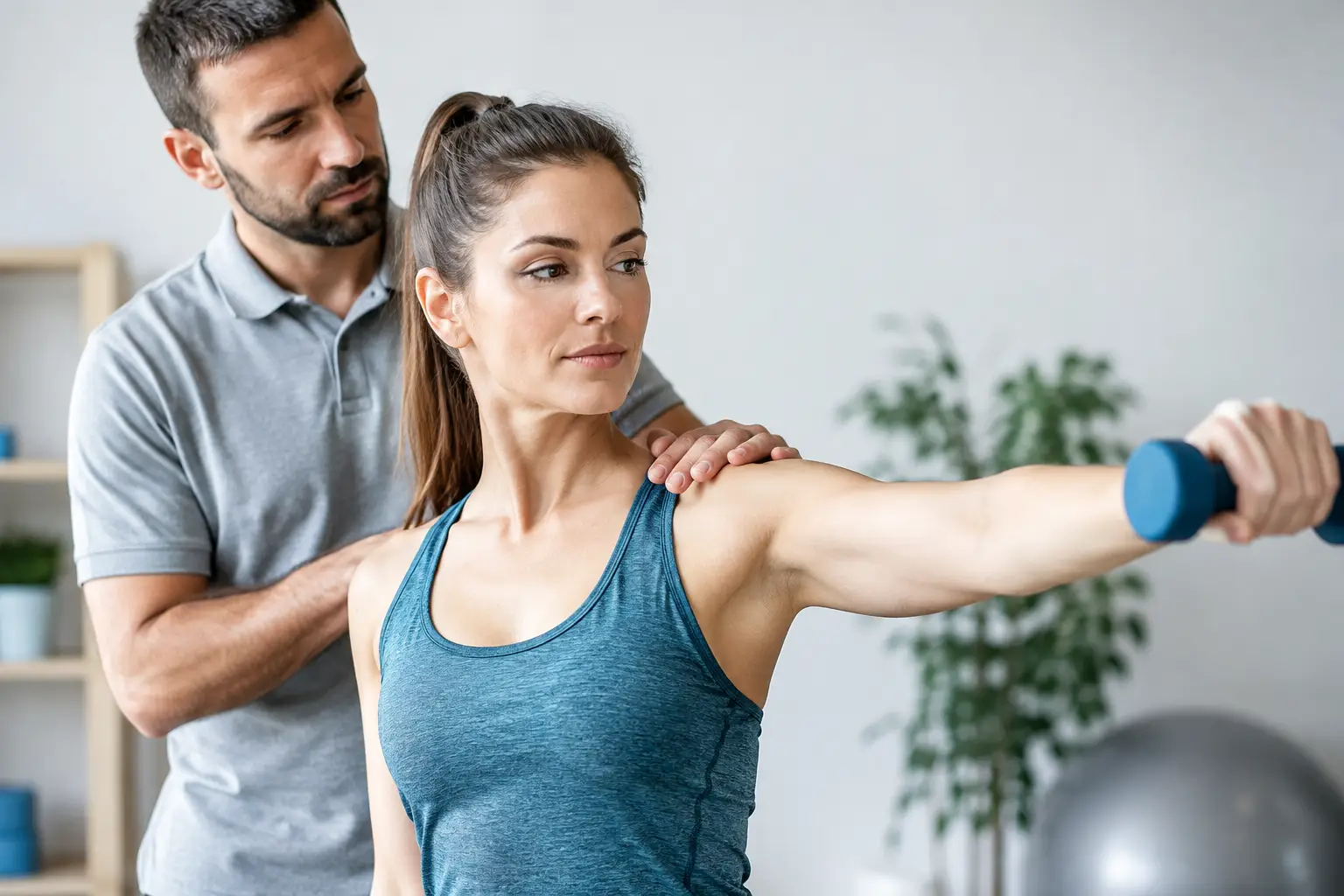 Schultertraining bei Schmerzen sicher gestalten